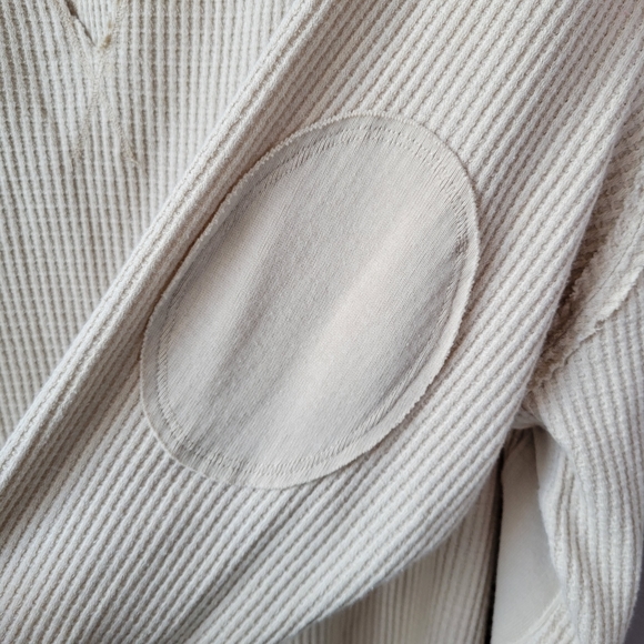 We the Free People Owen Thermal Knit Oversized Tee Top S - Picture 11 of 13